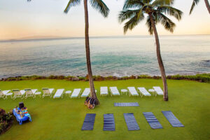 maui beach yoga classes